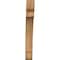 Ekena Millwork 4"W x 24"D x 32"H Olympic Rough Sawn Knee Brace, Western Red Cedar BRC04X24X32OLY00RWR - alternate 3